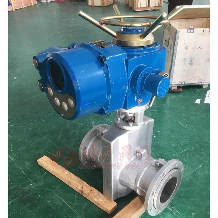 電動管夾閥實(shí)物圖